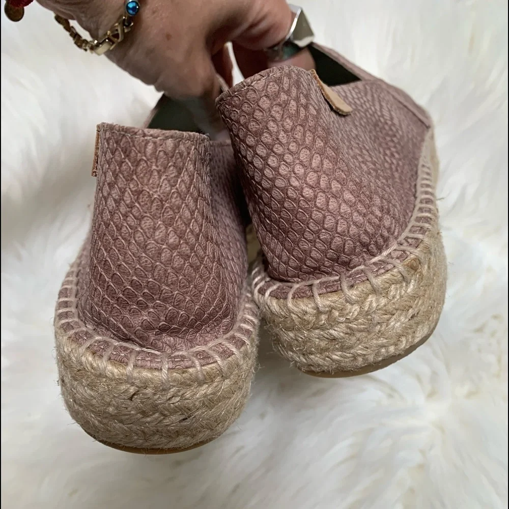 Snakeskin MINT&ROSE Espadrilles
